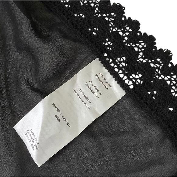 Motherhood Maternity Black Sheer Cover-Up Cardigan Women One Size NWT | 57-5 - Picture 4 of 6